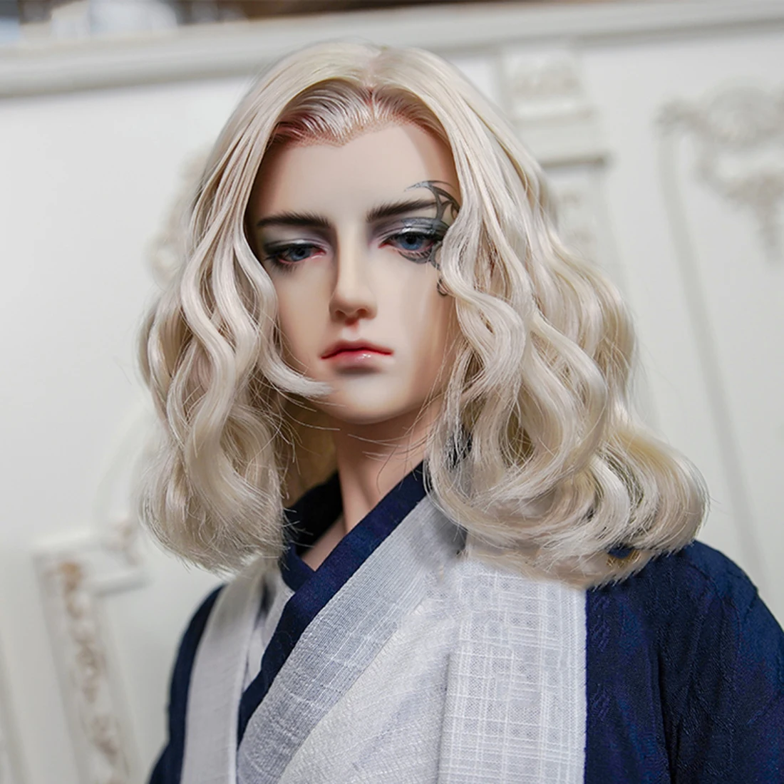 Куклы и аксессуары Универсальный кудрявый парик для 1/4 1/3 BJD куклы светильник