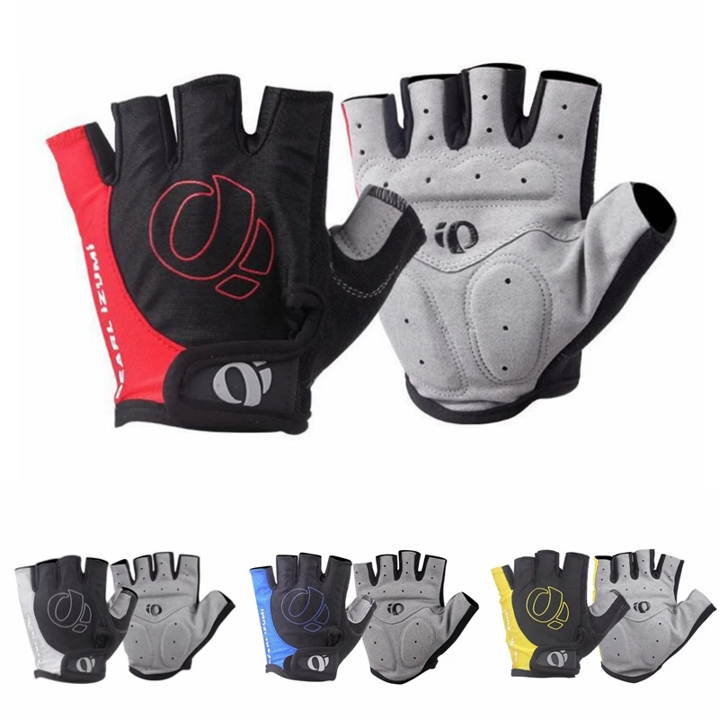 ZK50 Gel Half Finger Cycling Gloves Anti-Slip Anti-sweat Anti Shock MTB Road Bike Gloves Bicycle Left-Right Hand Gloves