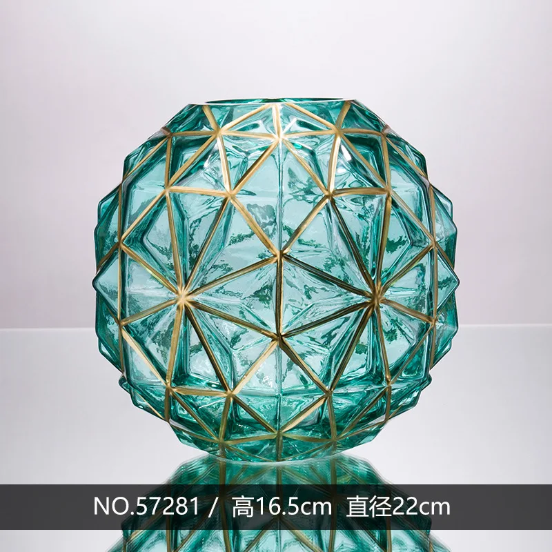 Минималистичная стеклянная ваза украшение для дома Гидропонные цветы сухие