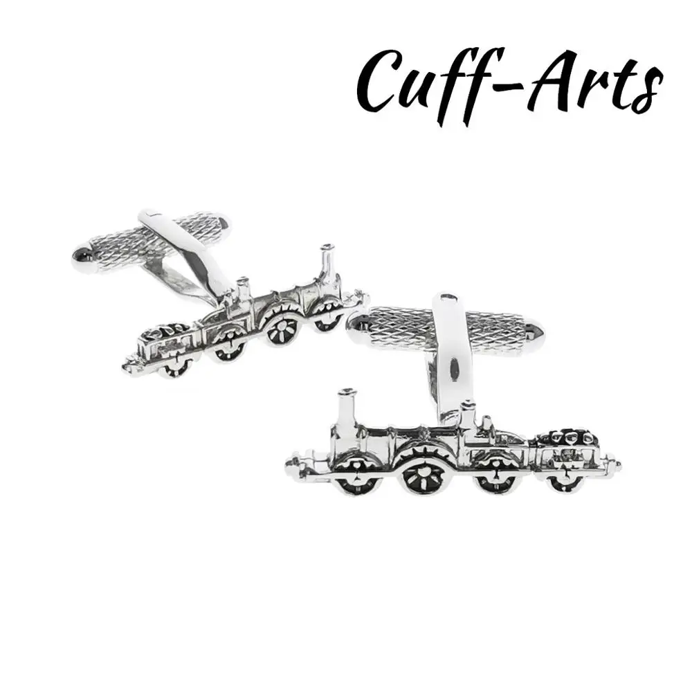 Маленькие запонки для поезда мужчин подарки C10531 | Украшения и аксессуары