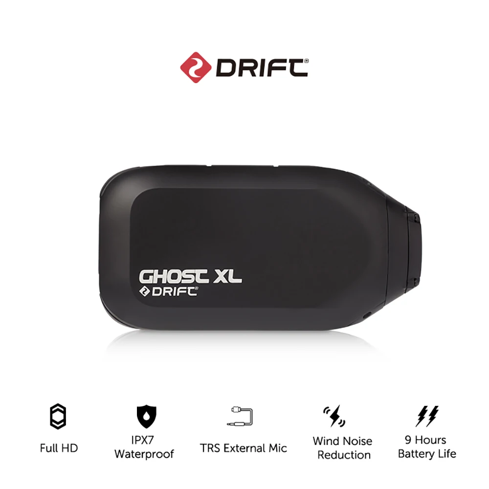 Drift Ghost XL Экшн-камера для улицы, для мотоцикла, горного велосипеда, велосипедная Спортивная камера, водонепроницаемая, 1080P