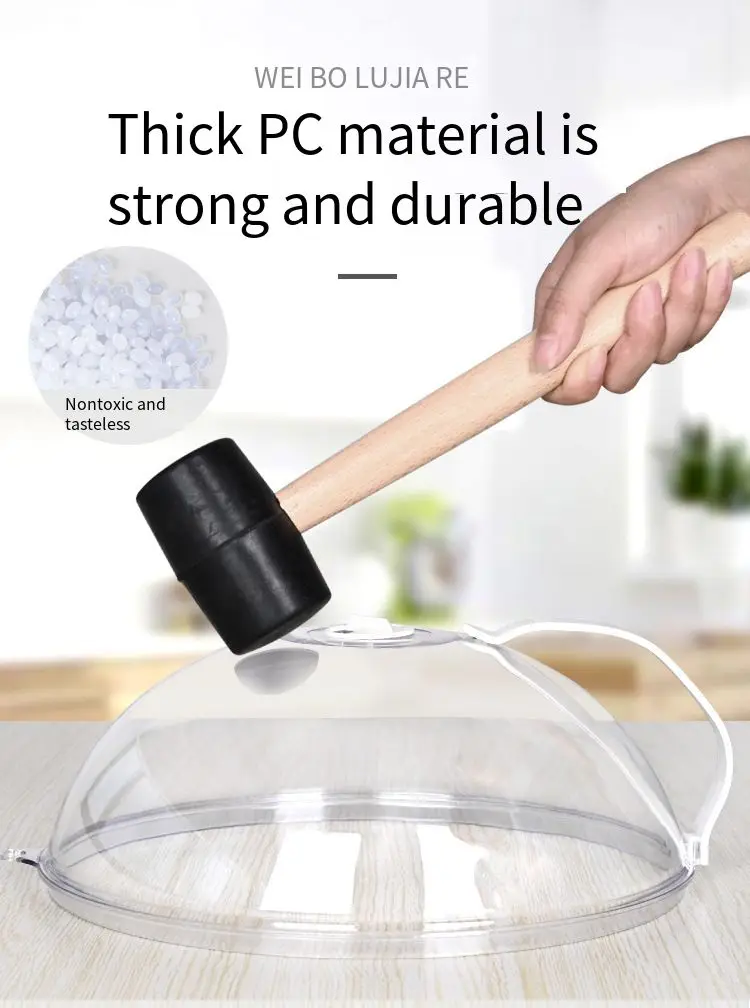 

Microwave Food Cover High Temperature Resistant Transparent Cover Suitable For Microwave Refrigerator Kitchen Tools