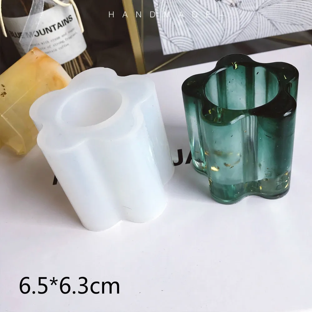 Силиконовая форма мини-цветочный горшок квадратная круглая любви цементные