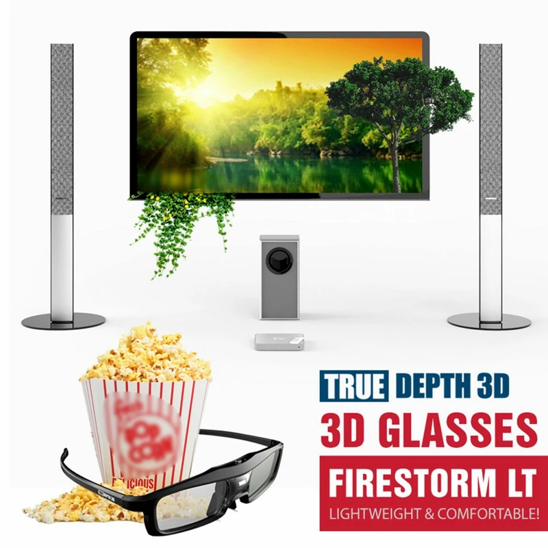 Перезаряжаемые активные 3d очки затвора для смартфона BenQ Acer Sony все DLP проектор|3D