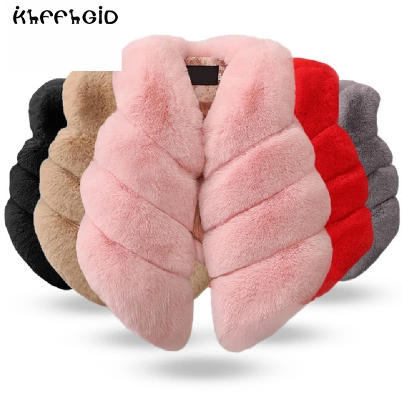 Новинка 2020 зимняя одежда для маленьких девочек жилет из искусственного меха