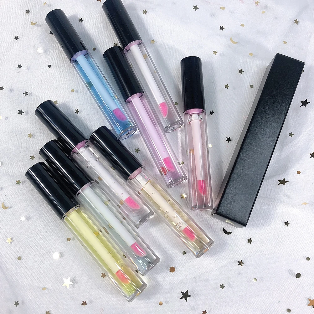 

8 Colors Optional Lip Plumper Lip Gloss Private Label Customized Plump and Moisturizing Sexy Clear Fine Lines Clear Lip Glaze