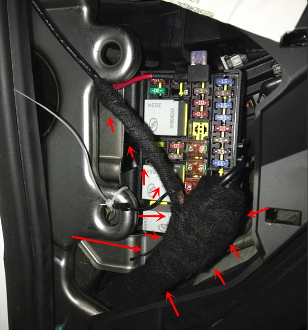 Автомобильный кабельный жгут проводов электрическая изоляционная лента для