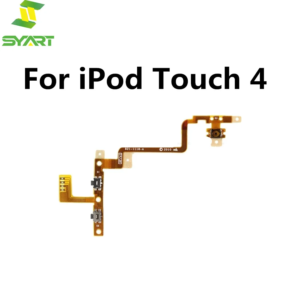 

Volume Audio Mute Power Switch ON OFF Button Key Flex Cable For iPod Touch 4 Repair Parts
