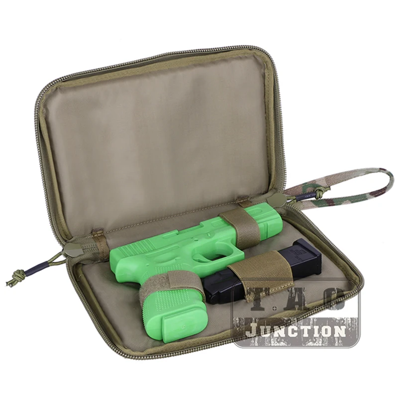 Emerson Тактический Пистолет Чехол для Glock Colt защиты чехол сумка держатель кассеты мягкую прокладку один пистолет Перевозчик