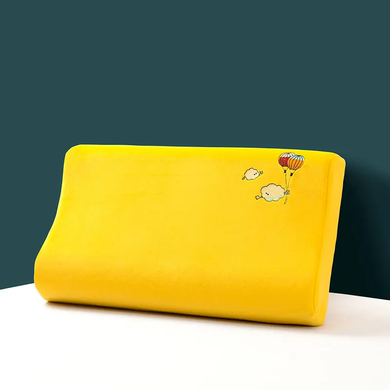 Бархатная наволочка из латекса однотонная в клетку для сна подушка пены с