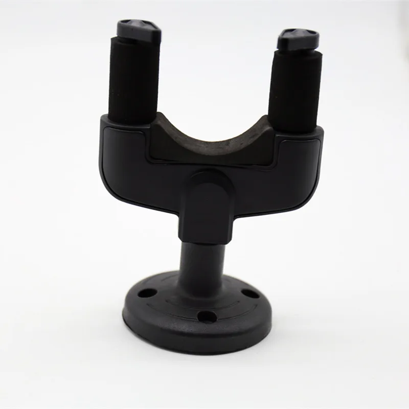 

Guitar Wall Mount Hanger with EVA Cover Acoustic Electric Bass Guitar Hook Black Holder for All Size Guitars LDF668