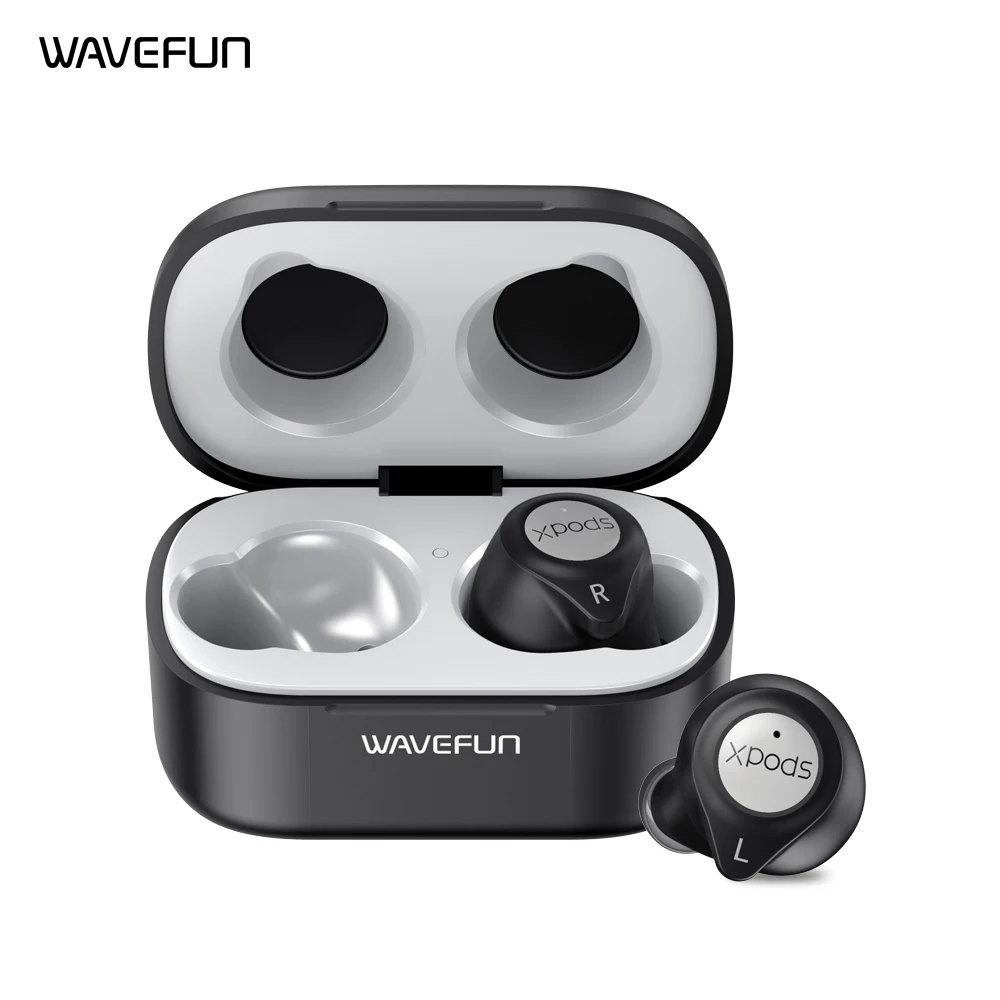 Wavefun XPods 3TS Bluetooth наушники AptX AAC Наушники Hi Fi IPX7 Водонепроницаемый Беспроводной