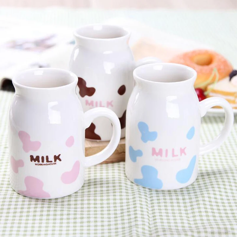 Фарфоровая чашка кружки для молока и кофе послеобеденного чая керамическая