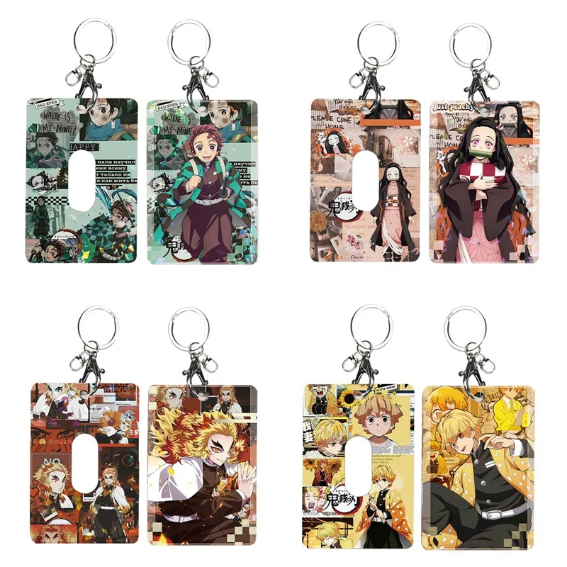 Акриловый держатель для карт с аниме рассекающий демонов чехол визиток