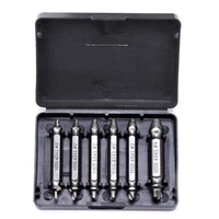 6pcs damaged screw extractor set easily remove stripped or damaged screws double ended stripped removers repair hand tool sets