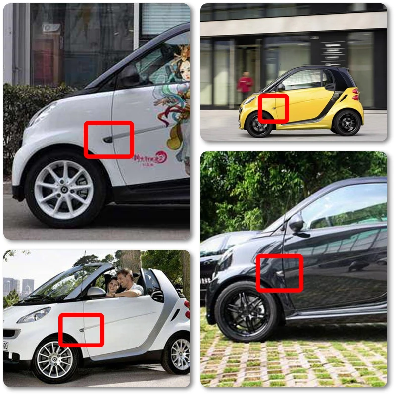 OEM Боковой габаритный фонарь для Benz Smart Fortwo 451 MK1& MKII 07-15 прозрачные линзы хромированный отражатель/прозрачный/дымовой объектив сигнал поворота