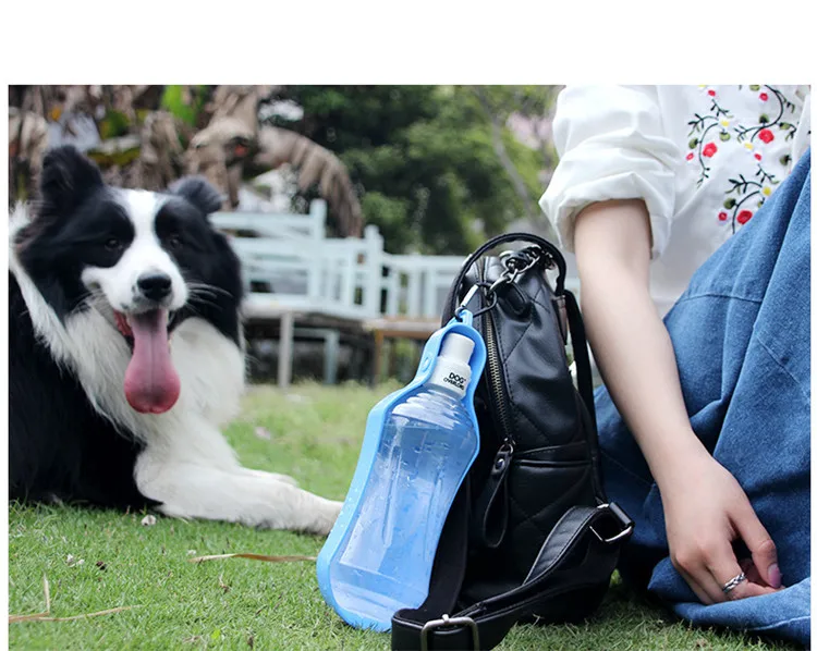 250 мл/500 мл портативная санитарная Питьевая чашка для домашних животных подходит