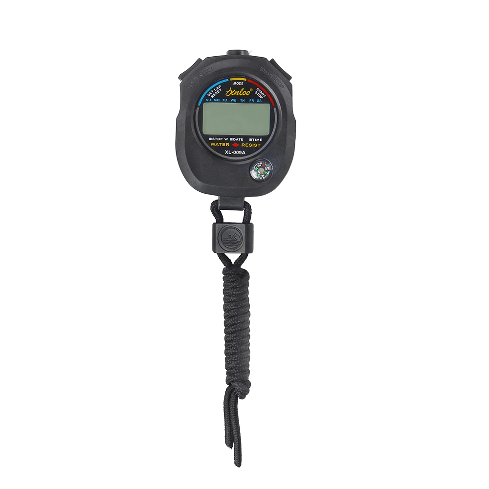 Водонепроницаемый цифровой ЖК-дисплей встроенный компас секундомер хронограф