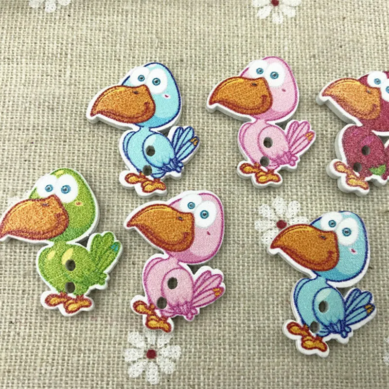 Деревянные кнопки для шитья и скрапбукинга 100 шт.|Пуговицы| |