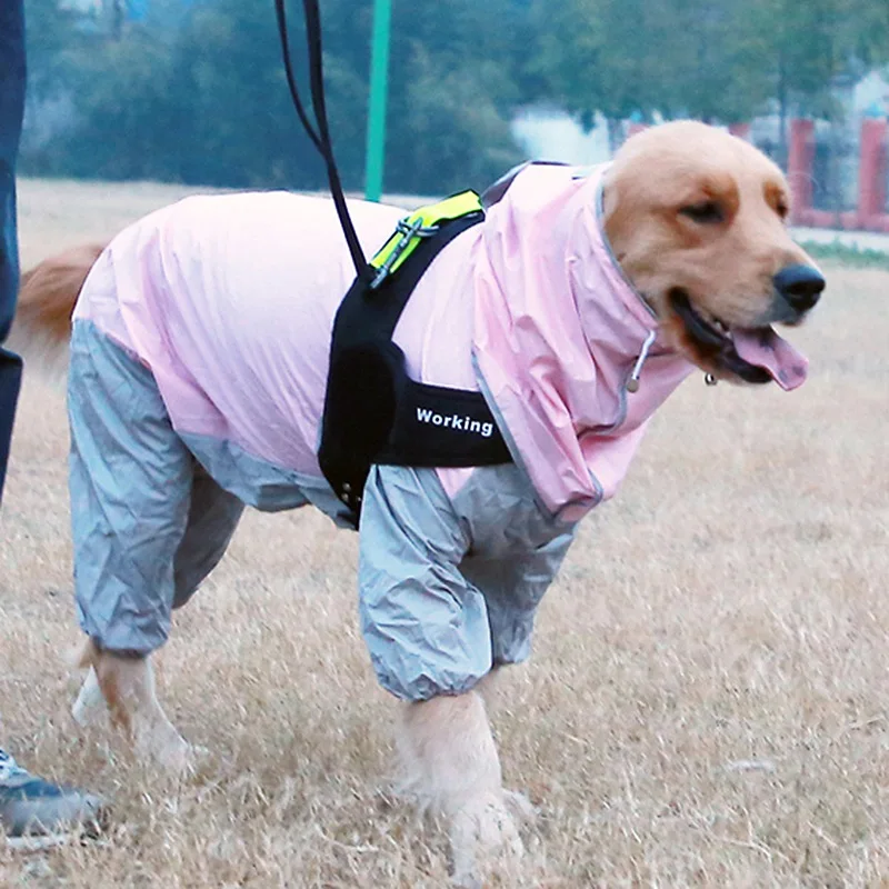 Новинка дождевик для собак водонепроницаемое пальто больших комбинезоны легкая