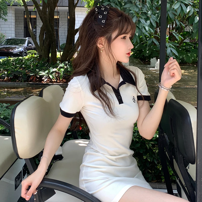 Винтажное мини-платье-футляр для женщин вечернее сексуальное Белое платье с