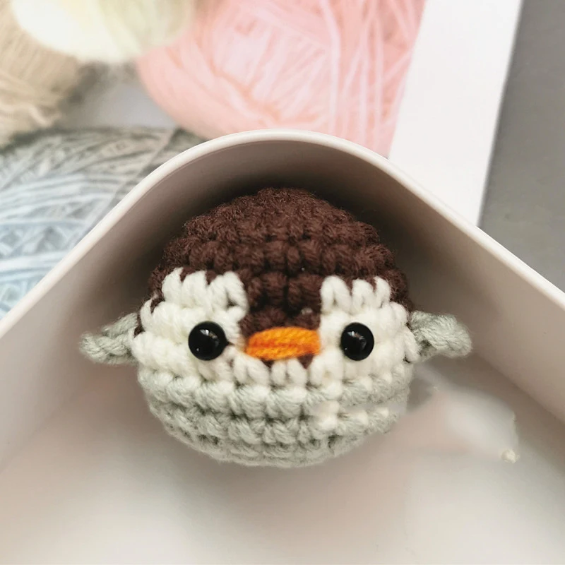 Шерстяной вязаный крючком кулон ручной работы DIY Материал Пакет вязаные животные