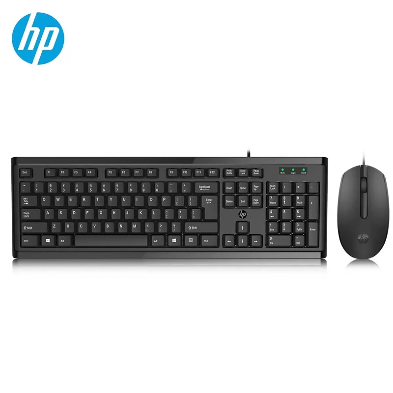 Оригинальная клавиатура HP мышь комбо KM10 104 клавиш игровой и офисный компьютер