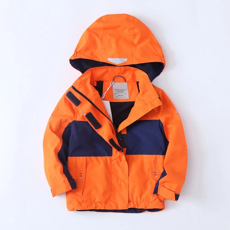IYEAL/Детская куртка для маленьких мальчиков; пальто с капюшоном; Лоскутная ветровка для детей; верхняя одежда; одежда для малышей; От 2 до 12 лет