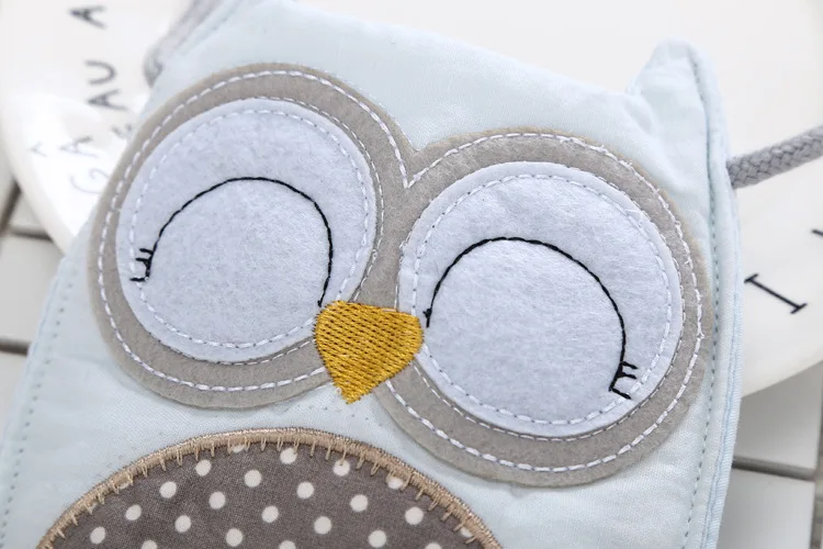 Милая сумка для девочек маленький кошелек монет ткань мультяшная милая сова на