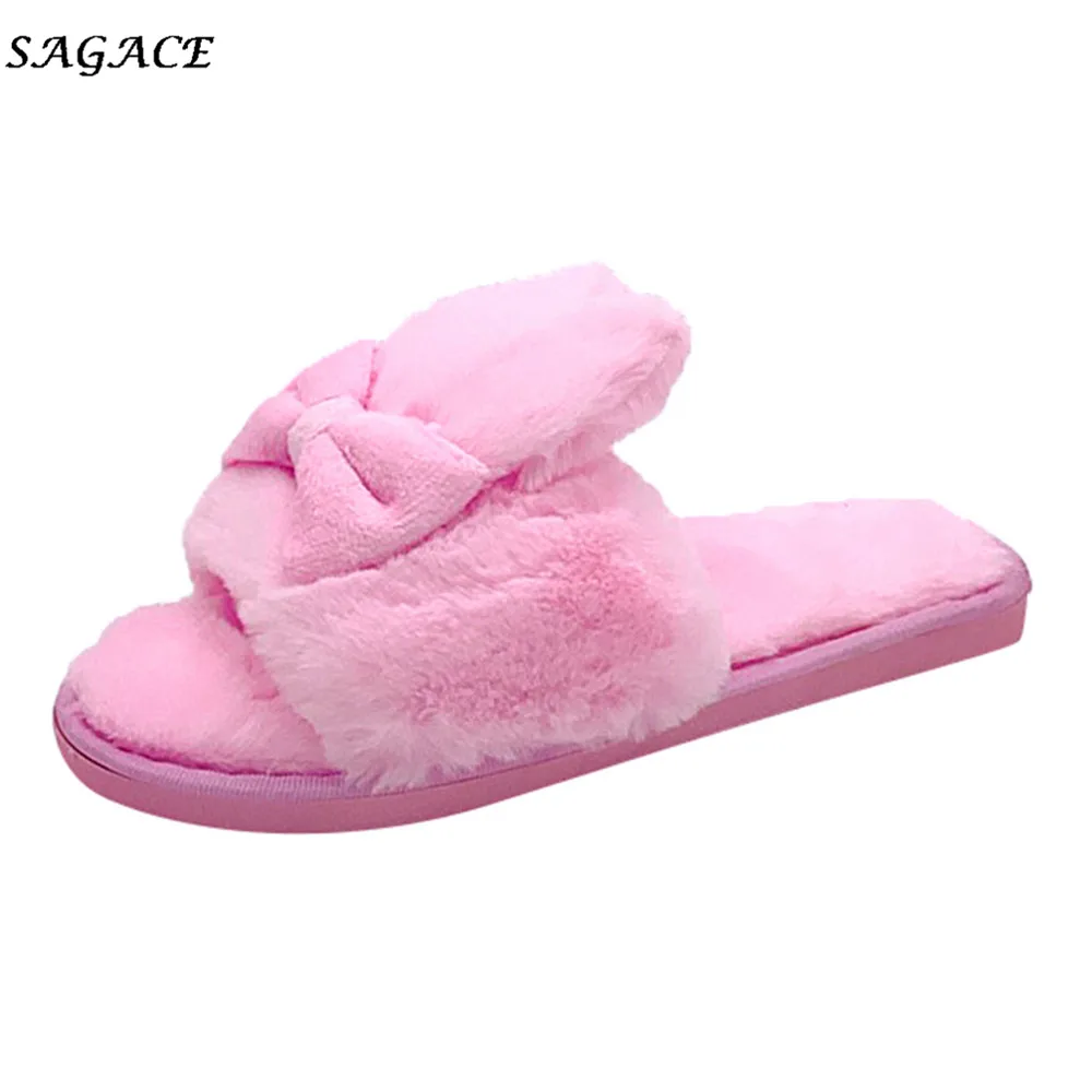Туфли SAGACE Осень зима 2019 для женщин и мужчин домашние теплые тапочки девочек из