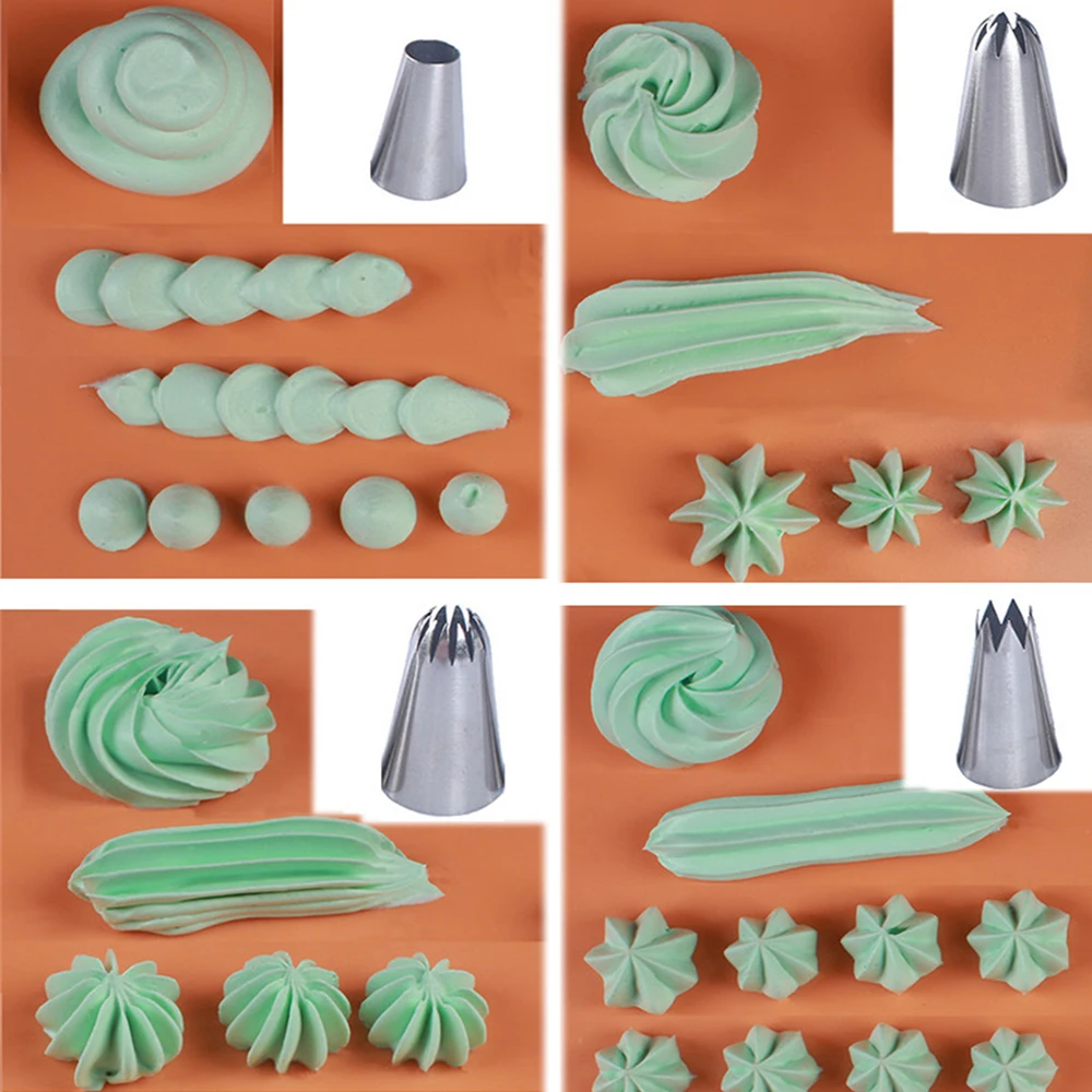 5 шт. большие металлические крем торт украшения Советы Набор кондитерских