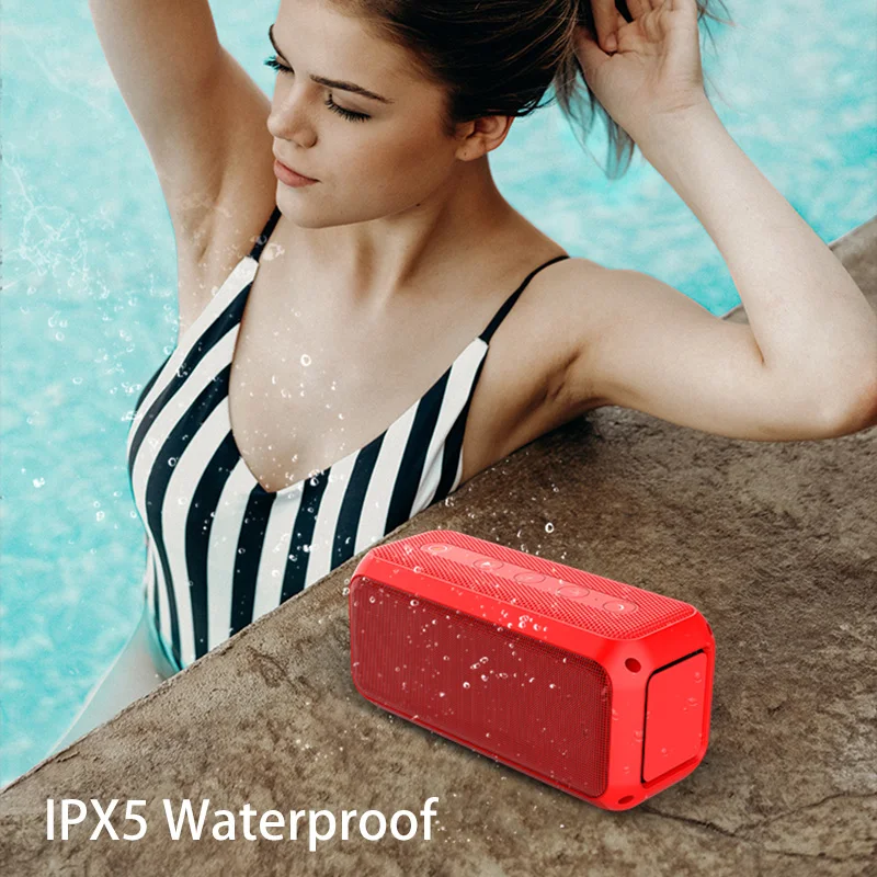 Портативный bluetooth динамик наружная Беспроводная колонка бас сабвуфер