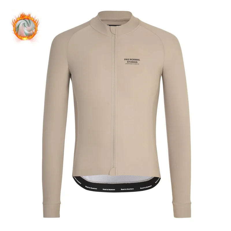 cycling jersey 6 Зимняя шерстяная куртка для велоспорта с длинными рукавами, очень теплая Геотермальная жилетка, большой размер, тонкая, удобная куртка - Цвет: cycling jersey 6