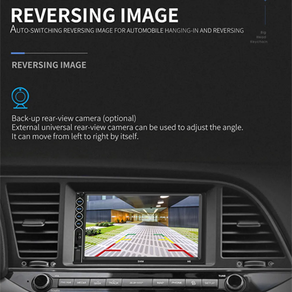 2din Mirrorlink Car Radio MP5 Player Multimedia Stereo Audio Receiver 2 Din Auto FM Music Iphone Android Mirror Link Rear Camera |