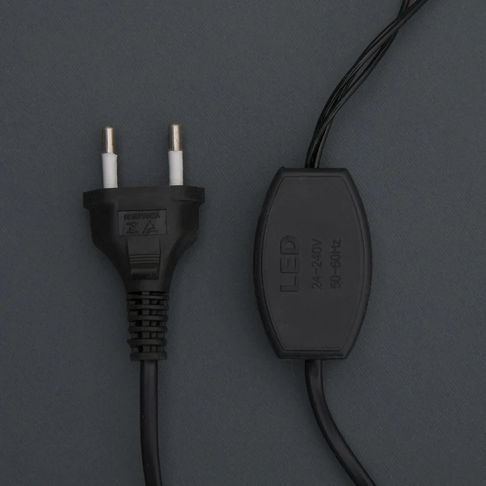 Гирлянда "Нить" улично комнатная с насадками "Колокол" 5 м LED(IP44) 40 220V