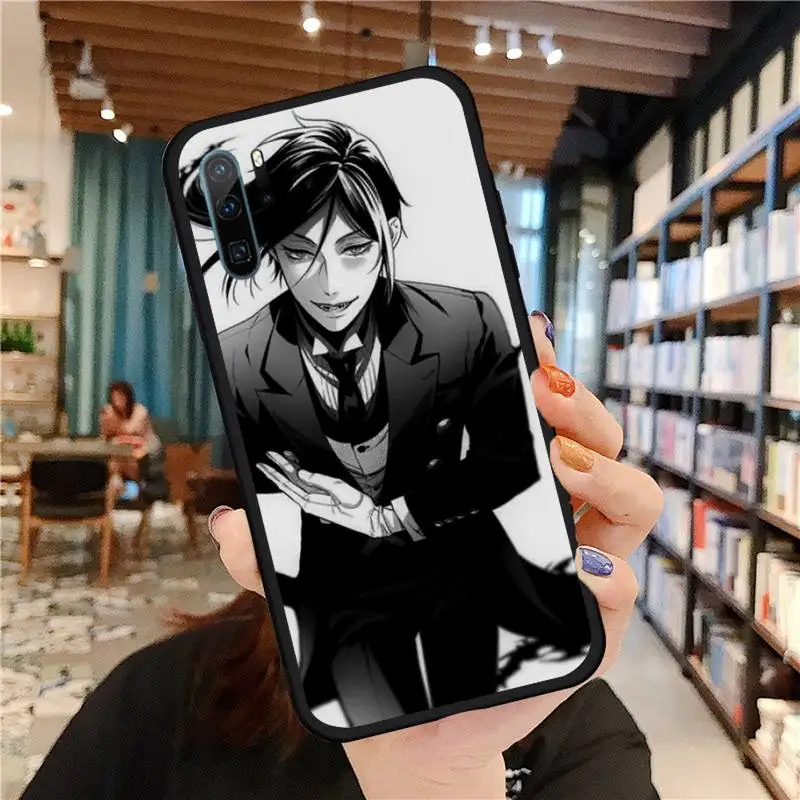 

Japanese anime Black Butler Phone Cases For Huawei honor Mate P 9 10 20 30 40 Pro 10i 7 8 a x Lite nova 5t Soft silicone funda