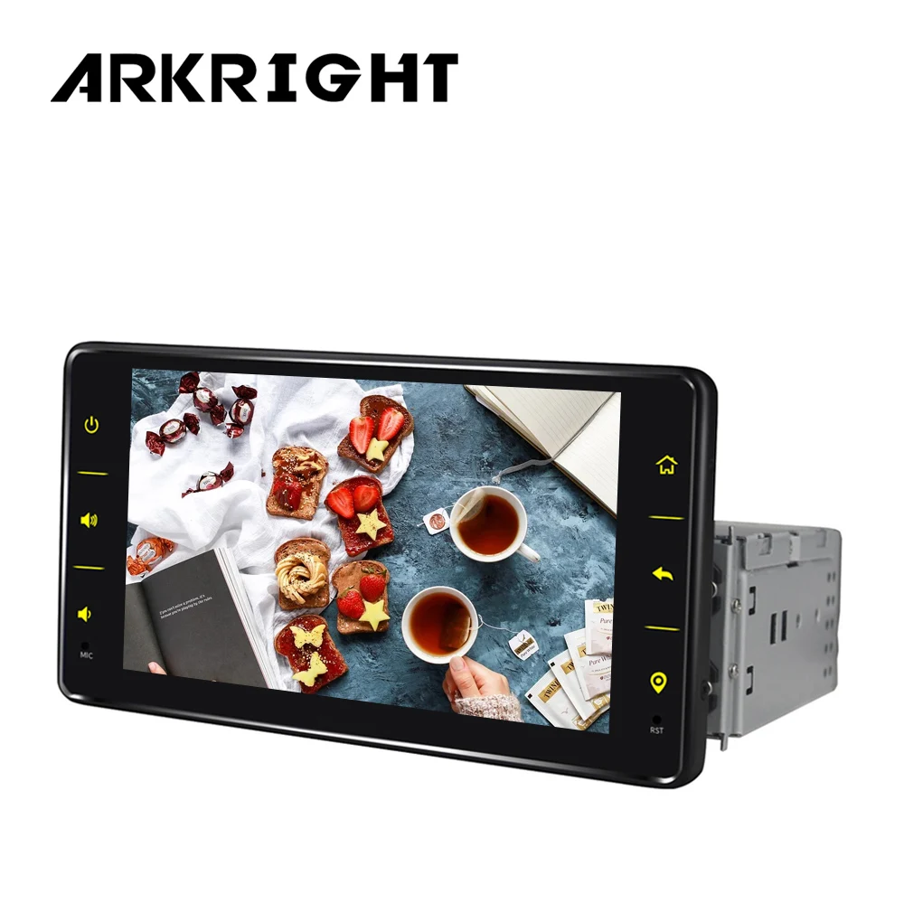 Автомагнитола Carplay 6 2 дюйма Android 8 1 ядер GPS Wi Fi Встроенный 4G модем DSP 4 Гб + 64 ГБ задняя