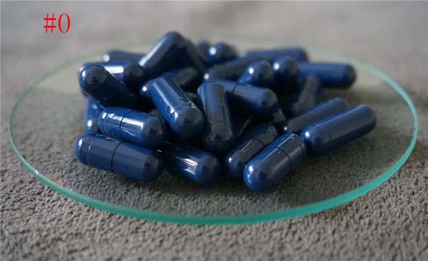 

0# 10000pcs Hard Gelatin Blue High Quality Empty Capsules,Refillable Hollow Gelatin 0 Size Capsules,Joined or Separated Capsules