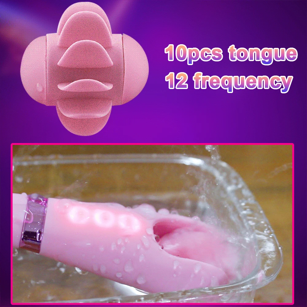Вращающийся оральный язык лизание вибраторы взрослые интимные игрушки для