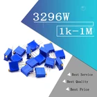 10 шт., потенциометр для триммера, 3296 Вт, 3296, 50, 100, 200, 500 Ом, 1K, 2K, 5K, 10K, 20K, 50K, 100K, 200K, 500K, 1M Ом, 103, 100R, 200R, 500R