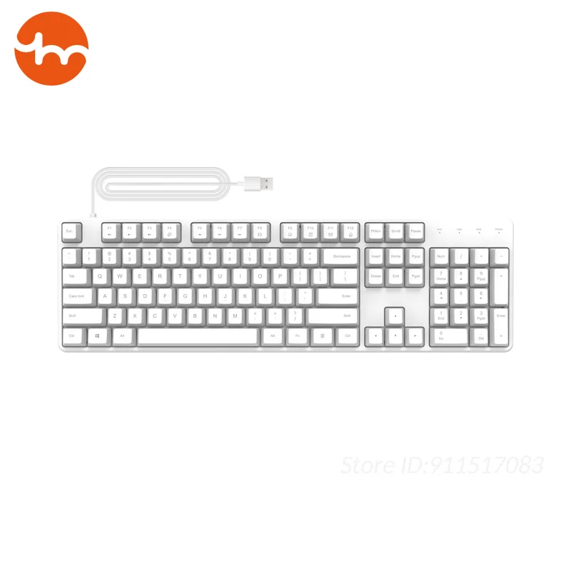 

YM USB Wired Keyboard 104 Keys TTC Simulated Mechanical Blue Axis Folding Tripod Keyboard For Win10 Computer PC Xiaomi Laptop