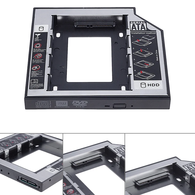 

12,7 мм SATA 3,0 коробка для жесткого диска корпус DVD адаптер 2,5 SSD