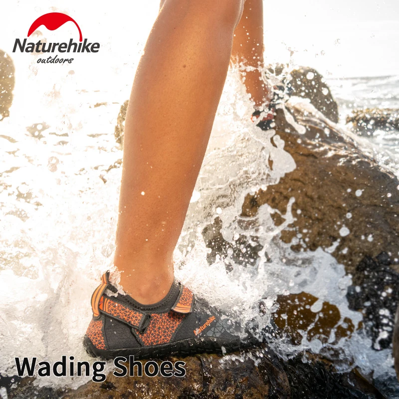 Пляжные тапочки Naturehike для мужчин и женщин резиновая нескользящая обувь отдыха на