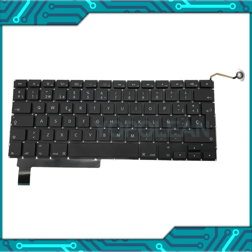 Новая испанская клавиатура для Macbook Pro Unibody 15 дюймов A1286 SP 2009 2010 2011 2012