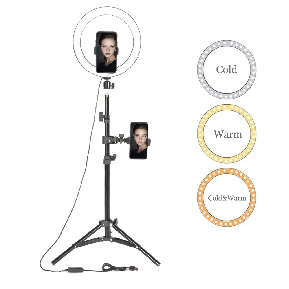 10 &quotсветодиодный кольцевой светильник для фотографирования селфи ing с
