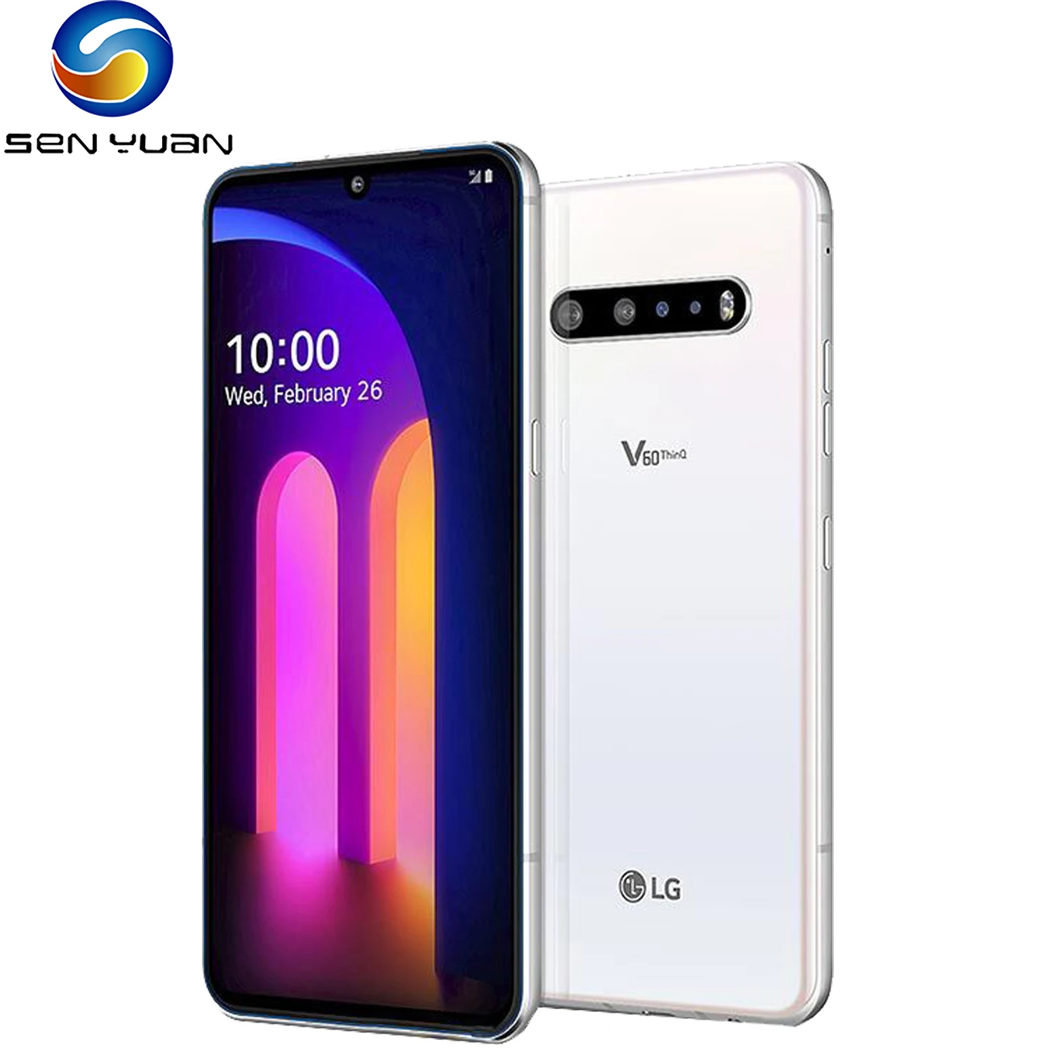 Оригинальный разблокированный LG V60 ThinQ V600 6 8 дюймов Snapdragon 865 NFC 5G телефон Гб