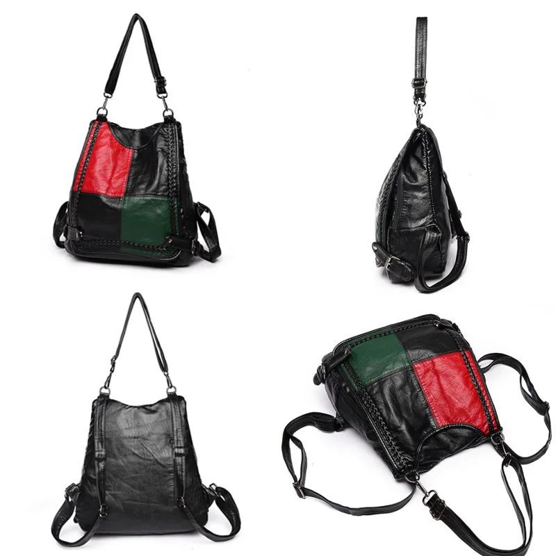 Рюкзак Glorria из спилка для женщин многофункциональный ранец на плечо в стиле