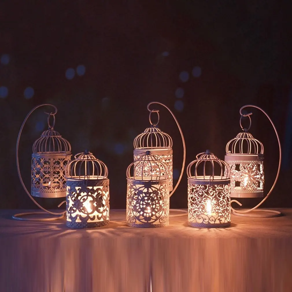 Пустотелая клетка для птиц подсвечник Фонарь рождественское ночное украшение