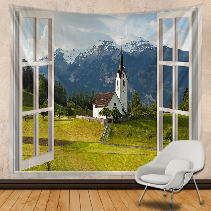 Психоделические сцены дома украшения искусства дурмана гобелен хиппи в стиле