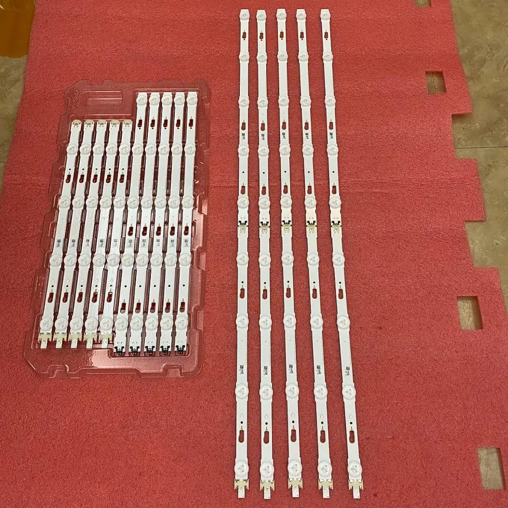 10 шт. Светодиодная панель для UE40MU6105K UE40JU6050 UE40KU6100 UE40KU6000 UE40JU6000 UE40MU6100 UE40JU6072 UE40JU6472 V5DU-400DCA-R1 400DCB on.